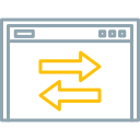 transferencia de datos icon