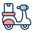 scooter de reparto icon