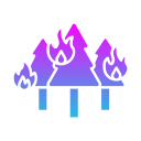 incendio forestal icon