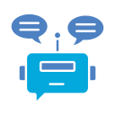 robot conversacional icon