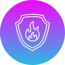 escudo de fuego icon