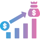 crecimiento del dinero icon