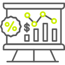 presentación financiera icon