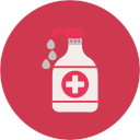 Hand sanitizer icon