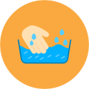 Washing clothes icon