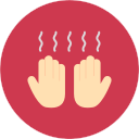 Hand dryer icon