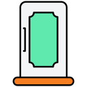 puerta simple icon