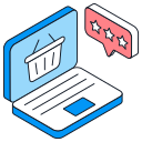 comentarios sobre compras en línea icon