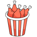 pollo frito icon