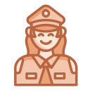 mujer policía icon