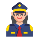 mujer policía icon