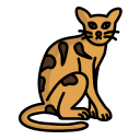 gato de savannah icon