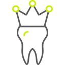 dientes de corona icon