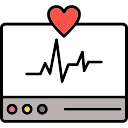 monitor de ecg icon