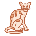 gato de savannah icon