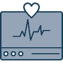 monitor de ecg icon