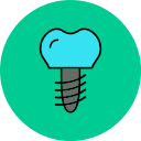 Dental implant icon