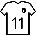 camiseta de fútbol icon