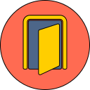 puerta abierta icon