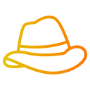 sombrero de vaquero icon