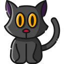 gato de halloween icon