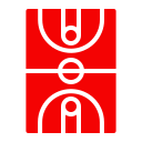 cancha de baloncesto icon