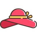 sombrero de paja icon