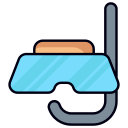 snorkel y máscara icon