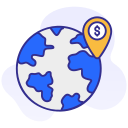 ubicación global icon