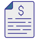 documento financiero icon