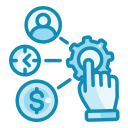 asignación de recursos icon