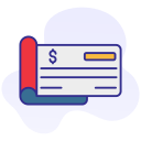 cheque bancario icon