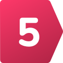 número 5 icon