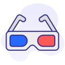 gafas 3d icon