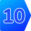 número 10 icon