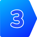 número 3 icon