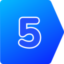 número 5 icon