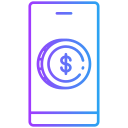 dinero digital icon