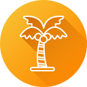 Coconut tree icon