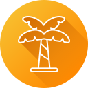 Banana tree icon