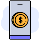 dinero digital icon