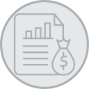 informe financiero icon