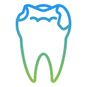 caries dental icon