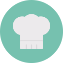 gorro de cocinero icon