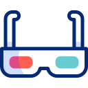 gafas 3d animated icon