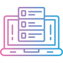 base de datos de computadoras portátiles icon