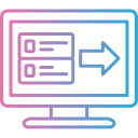 transferencia de datos icon