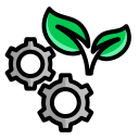 tecnología verde icon