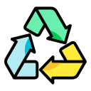 símbolo de reciclaje icon