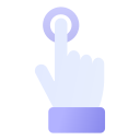 cursor de mano icon